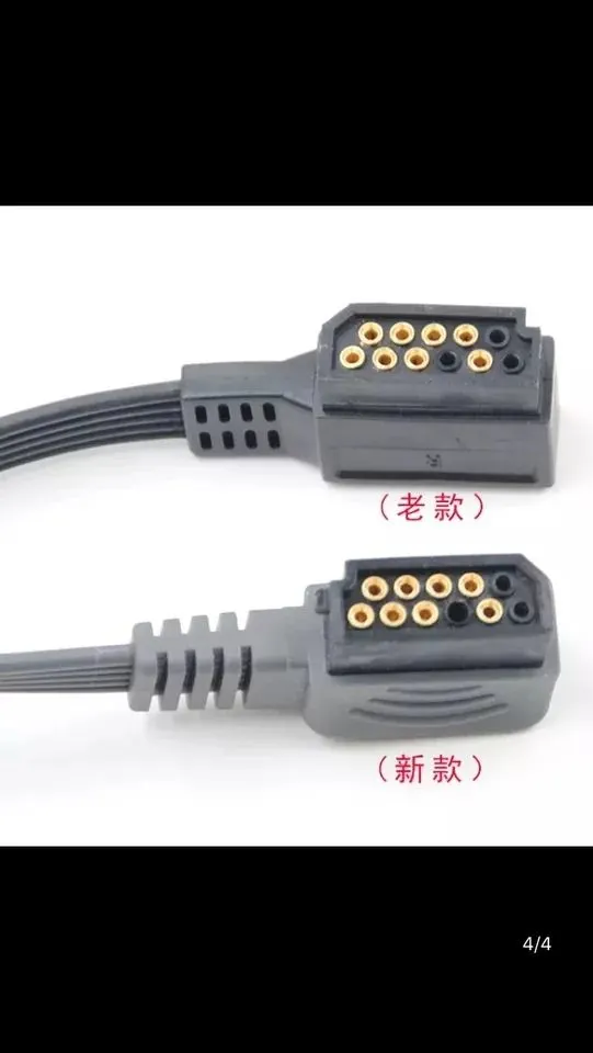 5-plon ECG leadwires pou Philips digitrak plis 24 èdtan holter 3100A, 5-plon, SNAP