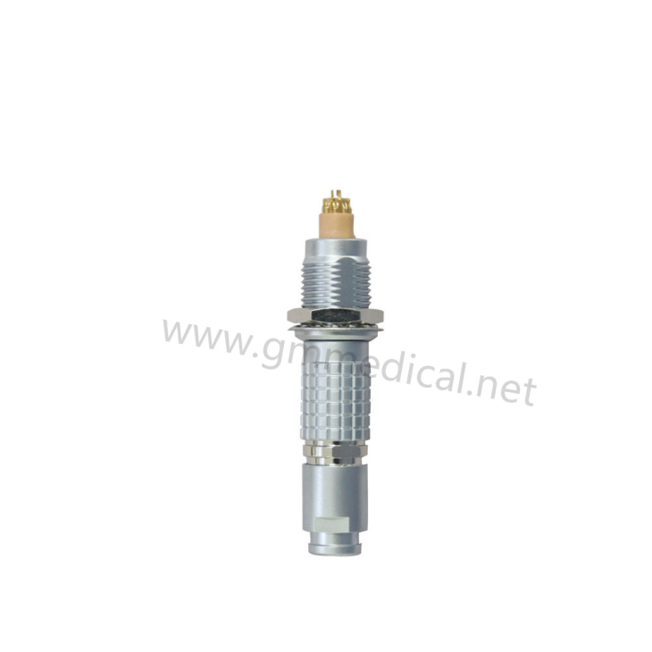 FGG 1B Pouse-rale sikilè metal Connector 14pin Ploge ak priz