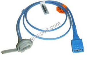 Ibebe ki fenk fèt réutilisables à Spo2 materyèl detèktè, konpatib Datex - Ohmeda kòm / 3, CS/3