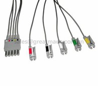 Konpatib M1971A 5-plon Leadwires, IEC, Grabber