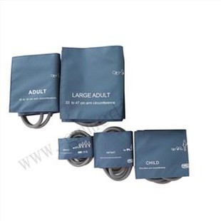 Tansyon Manchèt Twous Doub Tib Blue Nylon NIBP Manchèt (Nèonè / Tibebe / Timoun / Granmoun)