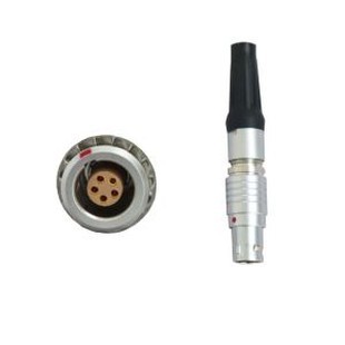 FGG EGG 1B Seri 305 pouse-rale metal tou dwat plog / Connector fiks Socket