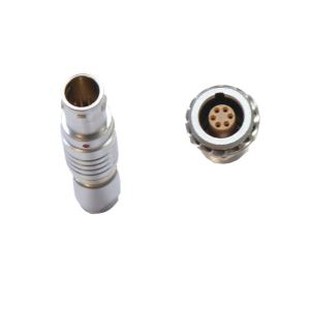 FGG EGG 1B Seri 306 Pouse-rale metal tou dwat Plog / Connector soket fiks