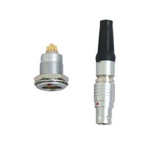 FGG EGG 1B Seri 308 Pouse-rale metal tou dwat Plog / Connector fiks soket